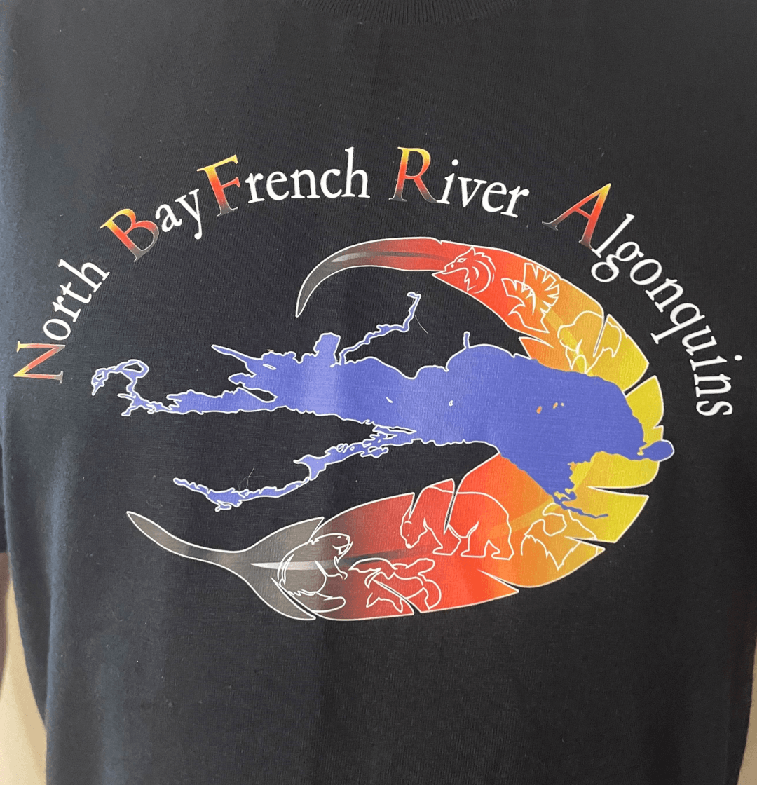 NBFRA T-shirt – logo detail
